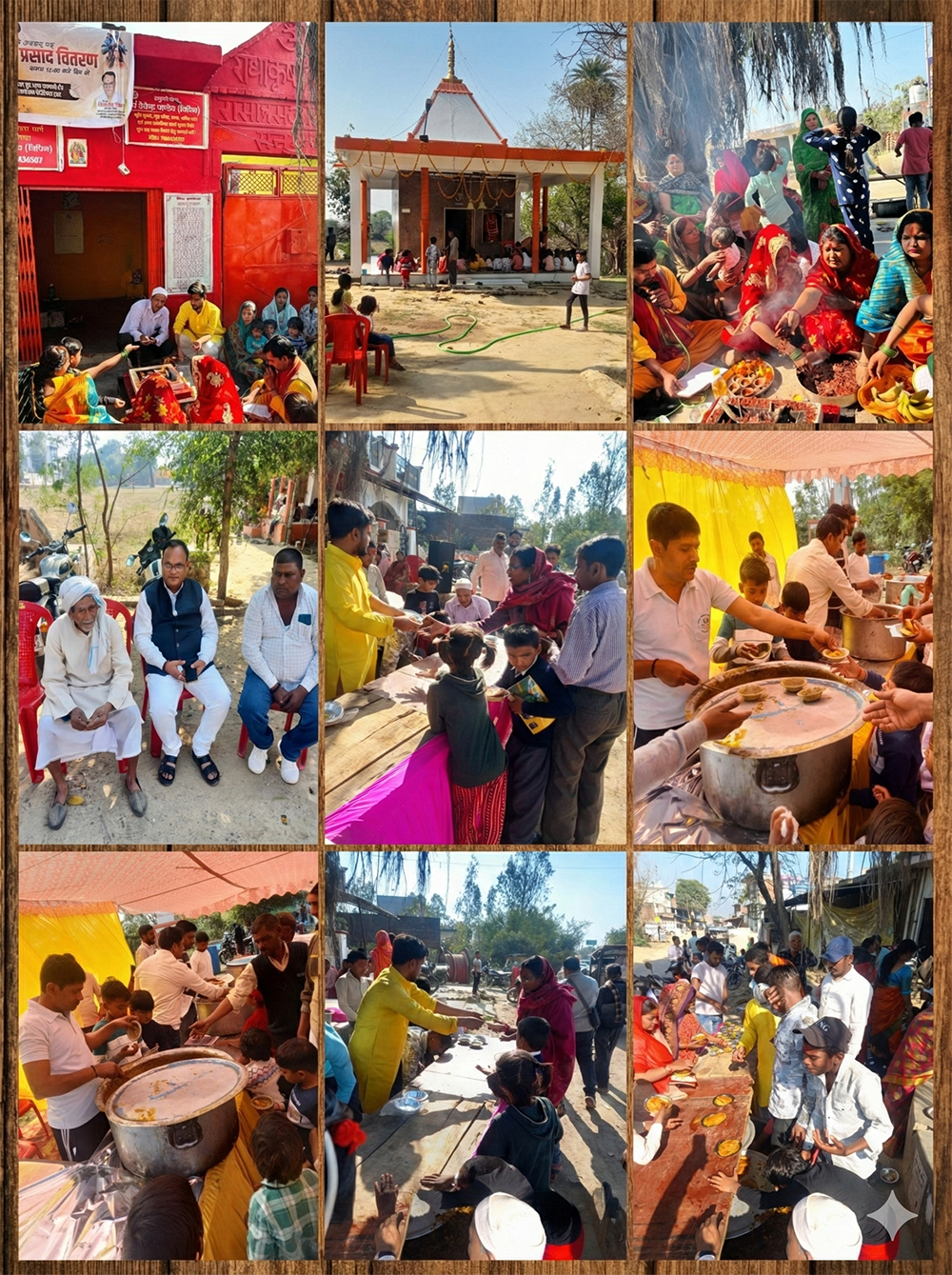 महाशिवरात्रि के अवसर पर प्रदेश के विभिन्न मंदिरों पर उमा फाउंडेशन द्वारा भव्य भंडारे का आयोजन किया गया